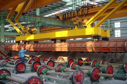 國內(nèi)自動化管樁生產(chǎn)的配置情況與說明